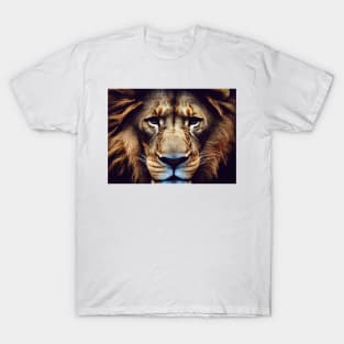 The great and strong lion portrait T-Shirt